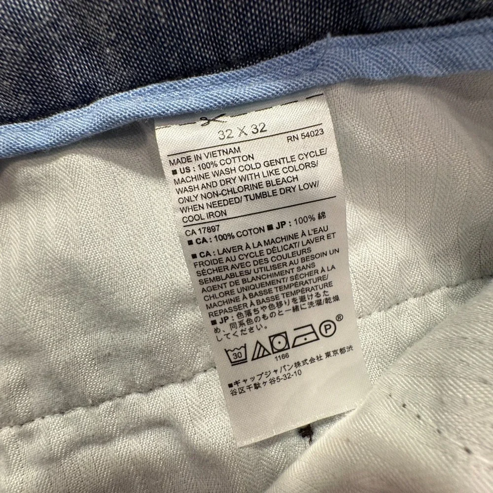 Banana Republic Pants Mens 32 Khaki Aiden‎ Chino Slim Straight Flat Front 32x31